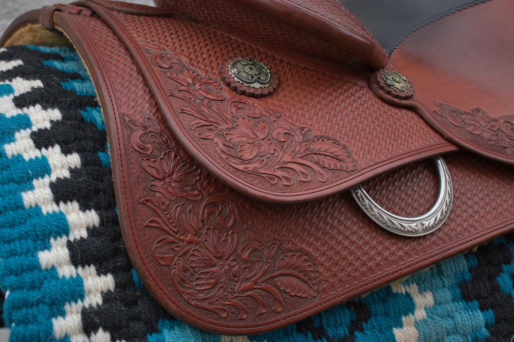 Show-Reiningsattel von Stegmann Saddlery
